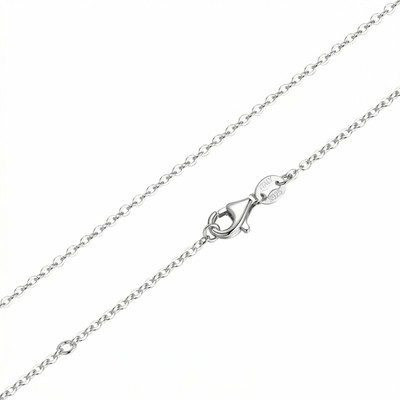925 Sterling Silber Zopf Kette Halskette 2 mm dünnes Glied Damen Herren Schmuck Italy