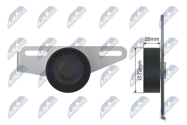 NTY RNK-RE-021 Spannrolle, Keilrippenriemen FüR Dacia-image
