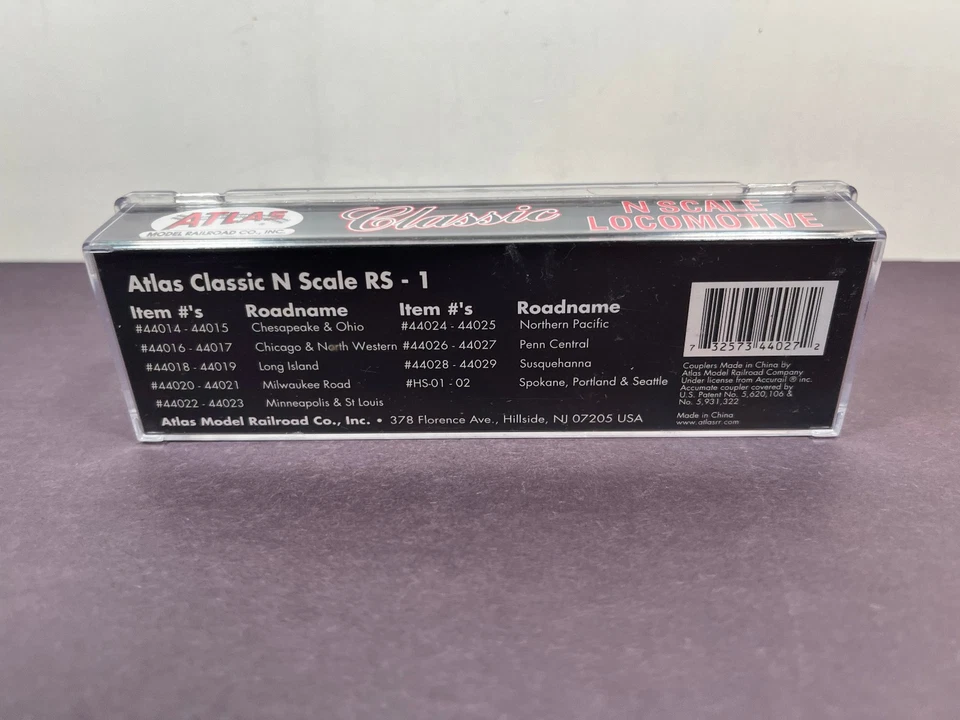 Atlas N Scale Train Locomotive Engine 44027 RS - 1 Penn Central 9926 - Image 2 of 4