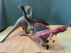 Vintage Lot Of 3 Hard Large Plastic Dinosaurs. — photo 5