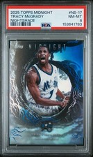 2025 Topps Midnight Nightshade Tracy Mcgrady Graded PSA 8 Case Hit SSP