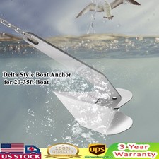 Delta 14 lb 7 kg Style Boat Anchor, Stainless Steel Boats from 20-35 ft