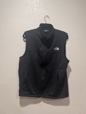 North Face - Canyonwall Vest - Mens Size M- Black Softshell Full Zip - VGC