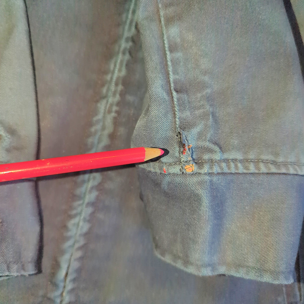 Authentic Thrashed Faded Mechanics Jacket Vintage… - image 16