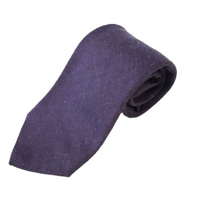 Vintage Robert Talbott Mens Purple Silk Wool Blend Necktie 57  X 3.75  USA