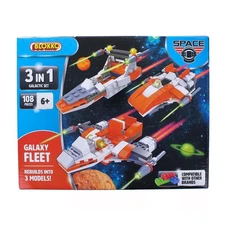Blokko 3 in 1 Galaxy Fleet 108 Piece Building Kit