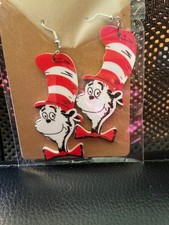 Cat in the Hat Earrings