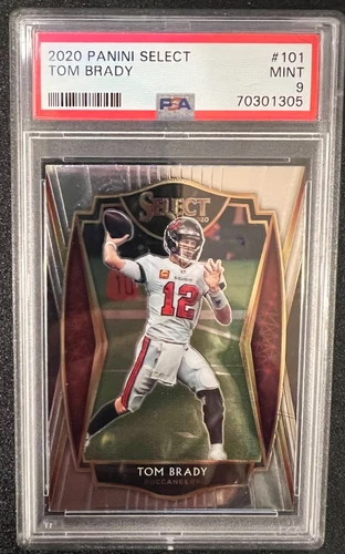 2020 PANINI SELECT PREMIER LEVEL #101 TOM BRADY PSA 9 MINT