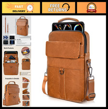 13" Leather Laptop Shoulder Bag Case for MacBook Air Pro - Stylish, Durable, P