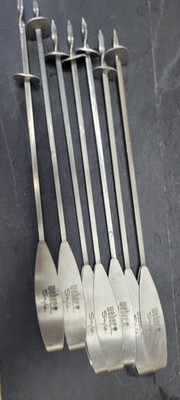 Weber Style Grilling 8 Piece Stainless Steel Skewer Set #6437 Never Used, No box