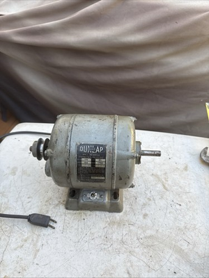 #ad #ad Dunlap 1 3 Hp Electric Motor 1750 RPM 115V 5.4 AMP Model 115.6759 Working Great $99.97