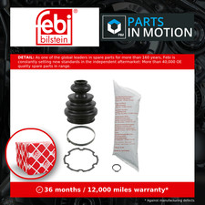 Image of CV Joint Boot Front Inner 08018 Febi C.V. Driveshaft Gaiter 701498201 Quality