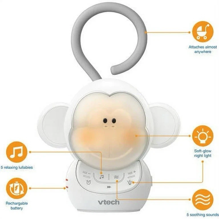 VTech Myla The Monkey Chupete Portátil para Dormir Bebé Multicolor Infantil Foto 4 de 4