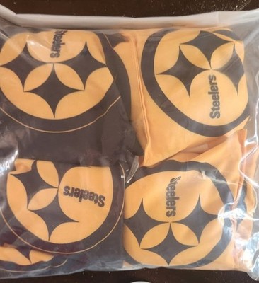 PITTSBURGH STEELERS CORNHOLE BEAN BAGS SET OF 8 