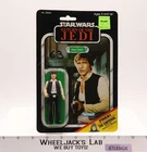 Han Solo Big Head 65 Back-C Star Wars 1983 Kenner Action Figure NEW MOSC SEALED