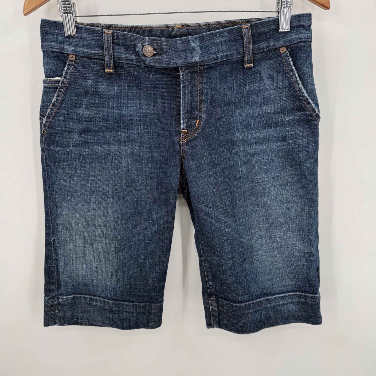 Citizens of Humanity Jerome Dahan Dark Wash Denim Bermuda Shorts Women's Size 28