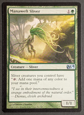 MTG Card - 1x Manaweft Sliver - Core Set 2014 - NM - Magic The Gathering 184/249