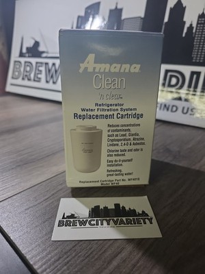 Amana Clean 'n Clear Refrigerator Replacement Cartridge Filter WF401S Model WF40