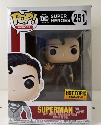 Funko Pop! Vinyl: DC Universe - Superman from Flashpoint - Hot Topic Box Damaged