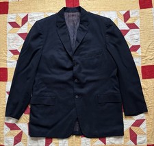 Vintage 50s 60s Clipper Craft Double Breasted Blazer Sport Coat 36R