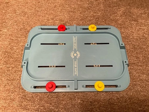 Vintage 1970s Ideal Sure Shot Hockey Board Only for Parts! No men, no goals.