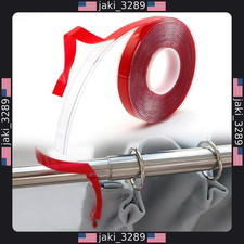 Smooth Sliding 13 Ft Rod Tape for Drapery Rings - Easy Curtain Movement