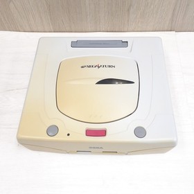 SEGA SATURN console Japan White bundle with 6 games, 1 controller & cables work