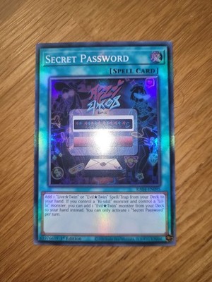 YuGiOh Secret Password RA04-EN095 Super Rare English 1st Edition