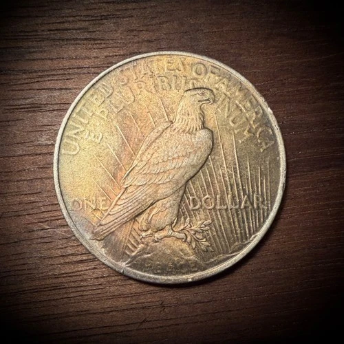TONING!!   1922-P Peace Dollar - BU Toned - Upgrade Your Album!! 90% US Silver
