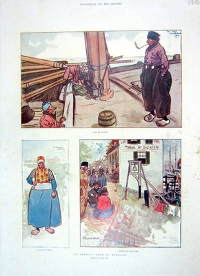 Old Antique Print 1905 London College Technology Cassel Beit Kensington 20th