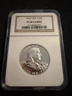 1956 Type 2 Proof Franklin Half Dollar 50c NGC PF68 CAMEO (PR68) - FREE SHIPPING