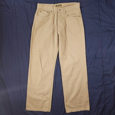 Studio D'Artisan Made in Japan Button Fly 5 Pocket Denim Jeans Beige 30x29''