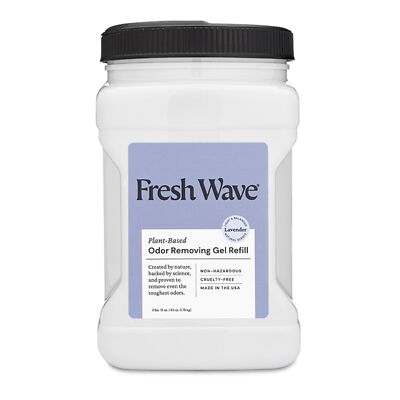 63 Oz Fresh Wave Gel Odor Eliminator Refill Natural Plant Oils Non Toxic