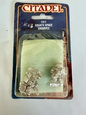 Warhammer 40k:  OOP Squats Space Dwarves blister Sealed NOS 1311
