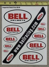 11 Bell Helmets Authentic Racing Decals Stickers Visor Banner Indycar Nascar F1