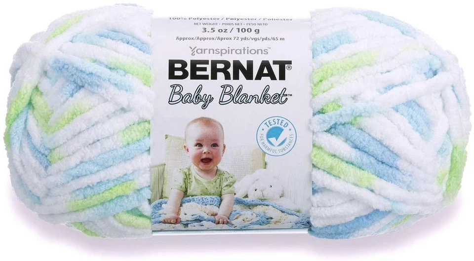 Bernat Couverture Bébé Super Chunky Polyester Tricot Fil 100g- 3233 Drôle Prints - Photo 1/1