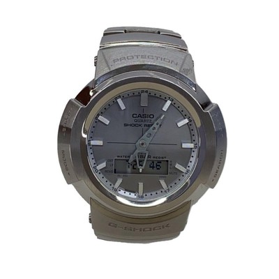 USED CASIO  AWM-500D Silver  Case: 4.3 ×4.5cm Band: 15.5cm  Watch #91010