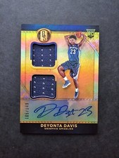 2016-17 Panini Gold Deyonta Davis 🔥 SP Rookie Jersey Autograph Card #d 105/149