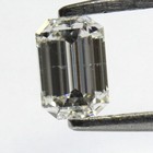 GIA certified .70ct SI1 H loose emerald cut fancy natural diamond — photo 6