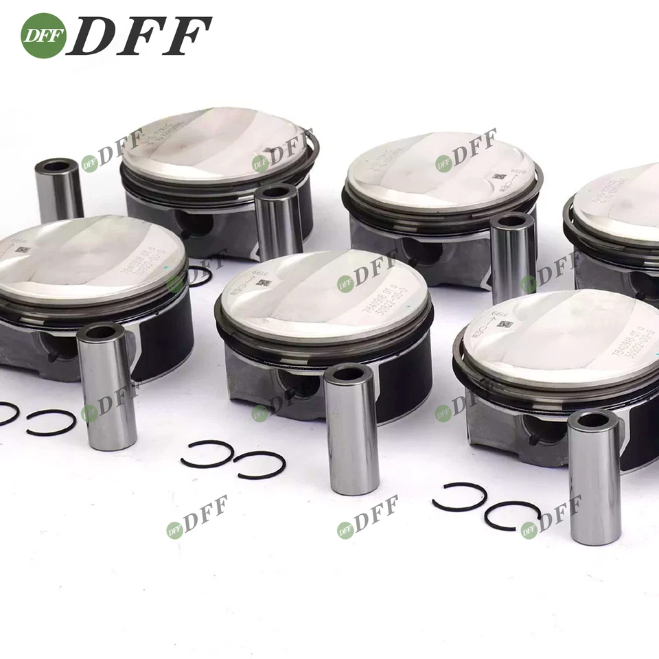 8x Piston & Ring Set STD Φ92mm For BMW M3 E90 E92 E93 S65B40 4.0 V8 11257840918 - Image 4 of 4
