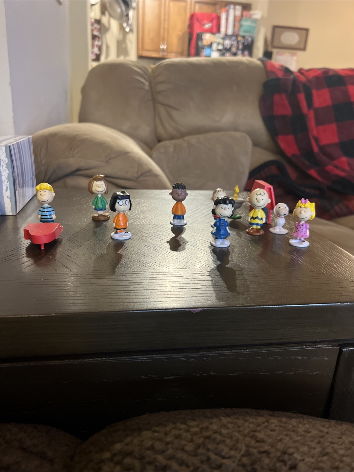 Peanuts Mini Figure-Cake Toppers 12 pcs Set 2 Inches Free Shipping US Seller