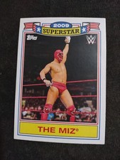 2021 Topps WWE Heritage Superstar The Miz TM-6 Wrestling Card
