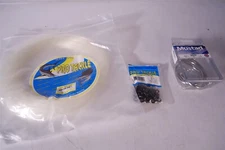 Heavy Duty Tackle 20/0 Mustad 39960 Circle Hooks + 4/0 swivel + 300yd leader