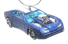 Christmas Ornament for Chevy Chevelle Overbored 454 Blue White Stripes Roof