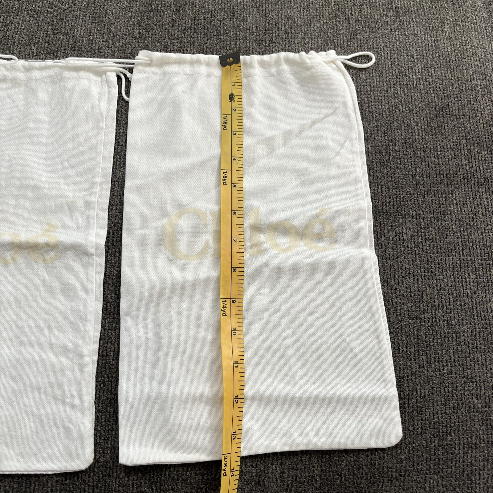 Chloe Dust Bag 2PC Rectangle Drawstring Travel Sh… - image 7