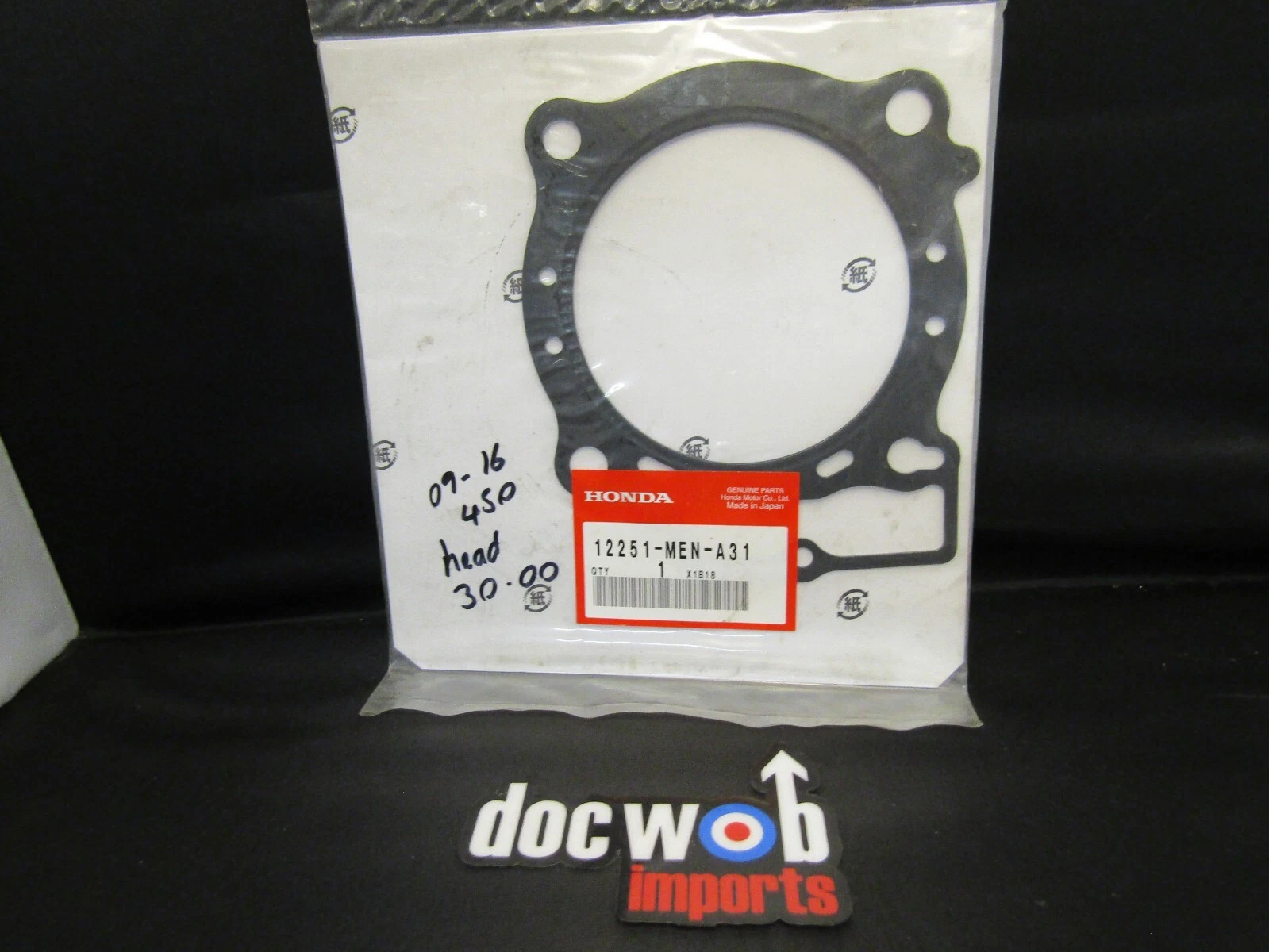 Honda CRF 450 2009 -2016  CYLINDER HEAD  GASKET CR6715
