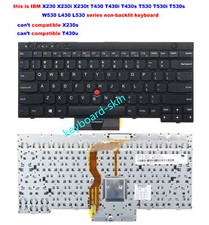 New for lenovo IBM Thinkpad L430 L530 T530 T530i W530 X230 X230i laptop Keyboard