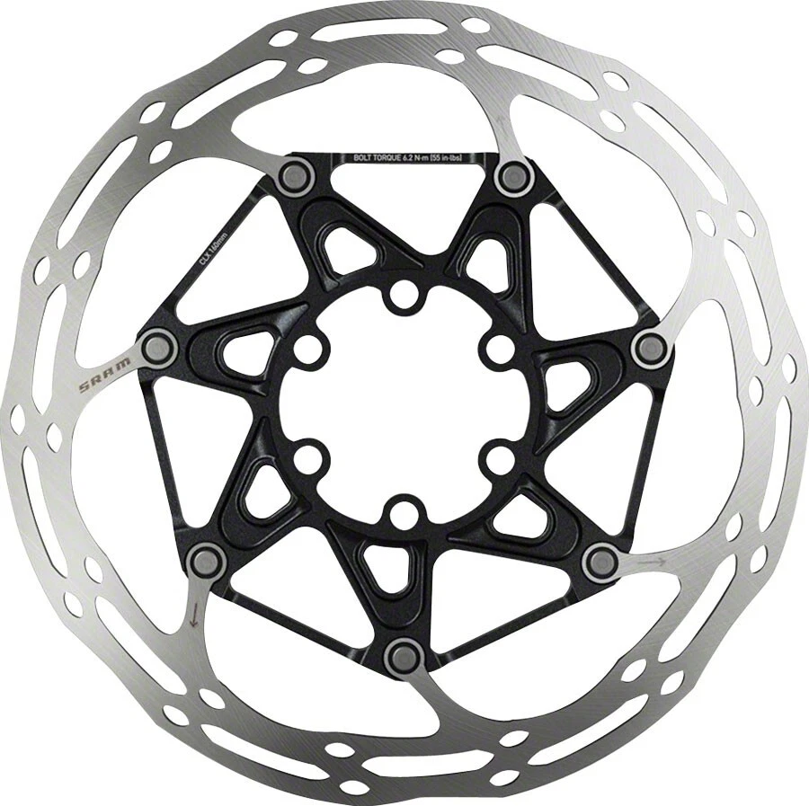 SRAM Centerline X Disc Brake Rotor | 6-Bolt | Silver/Black | 140mm 160mm 180mm