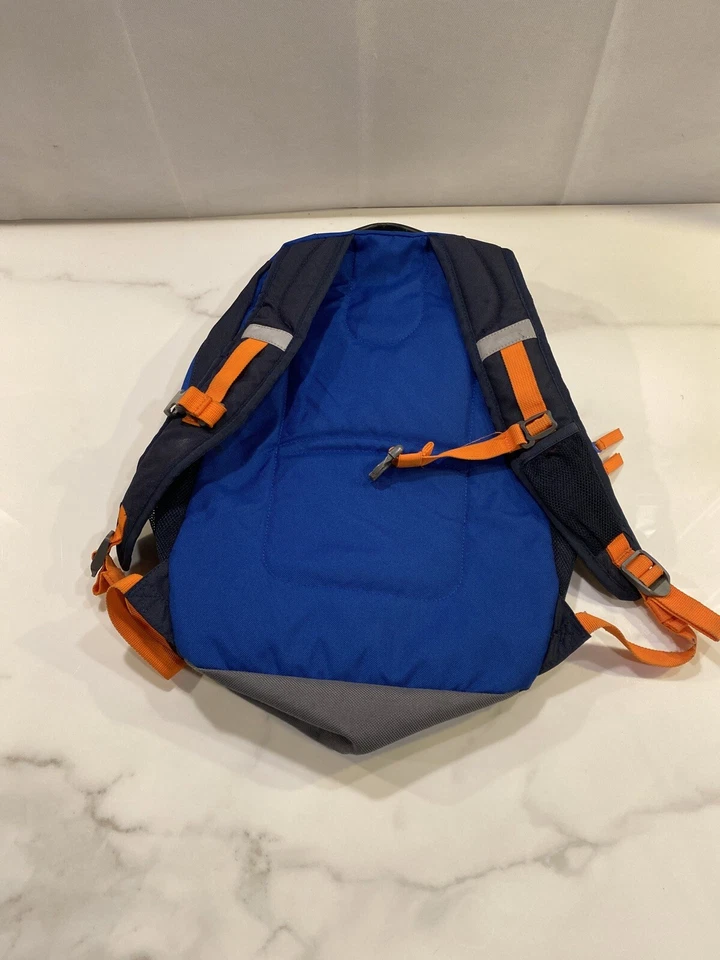 Lands' End ClassMate 中号背包黑色蓝色橙色儿童学校学院 — 第 4/4 张图片