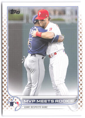 2022 Topps #367 MVP Meets Rookie Gold Star